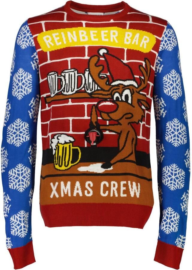 Lindbergh Gebreide pullover van viscose met motiefstitching