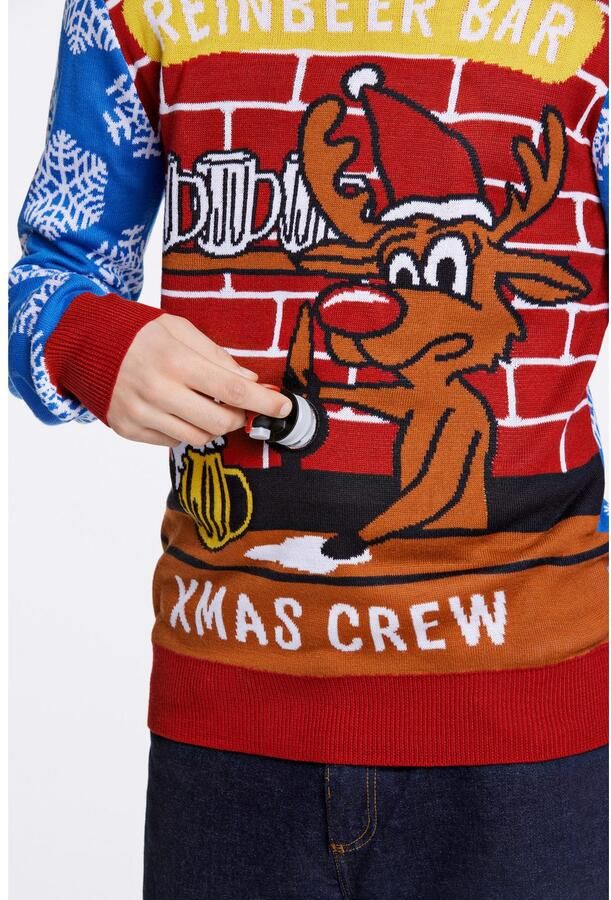 Lindbergh Gebreide pullover van viscose met motiefstitching - Foto 3