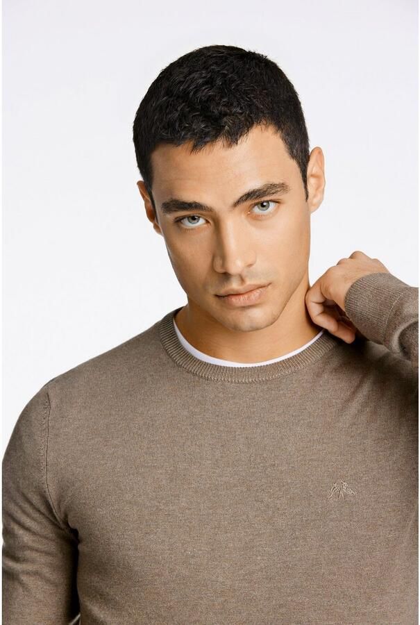 LINDBERGH Gebreide trui met logoborduursel - Foto 5