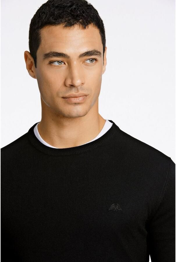 LINDBERGH Gebreide trui met logoborduursel - Foto 2