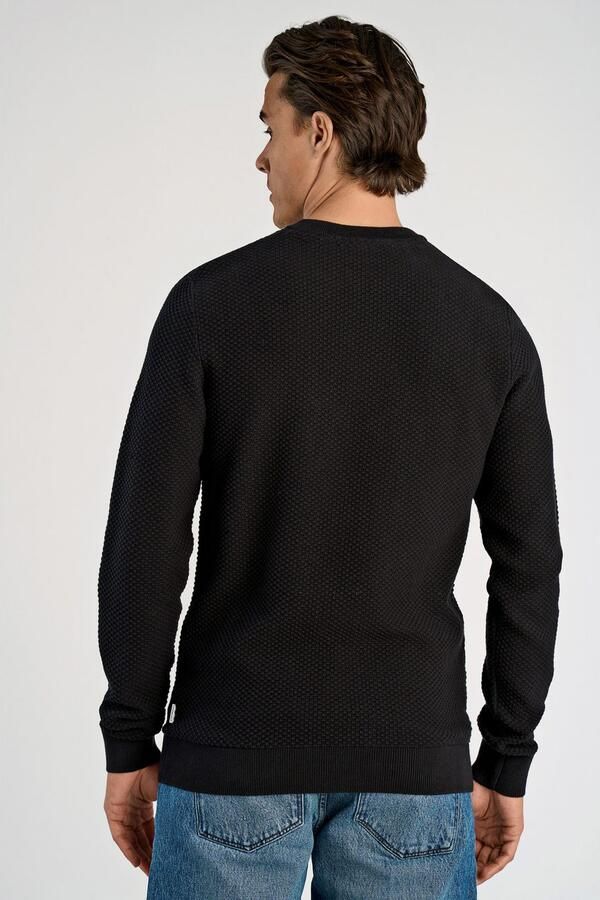 Lindbergh Gebreide pullover met structuurmotief en ronde hals - Foto 2