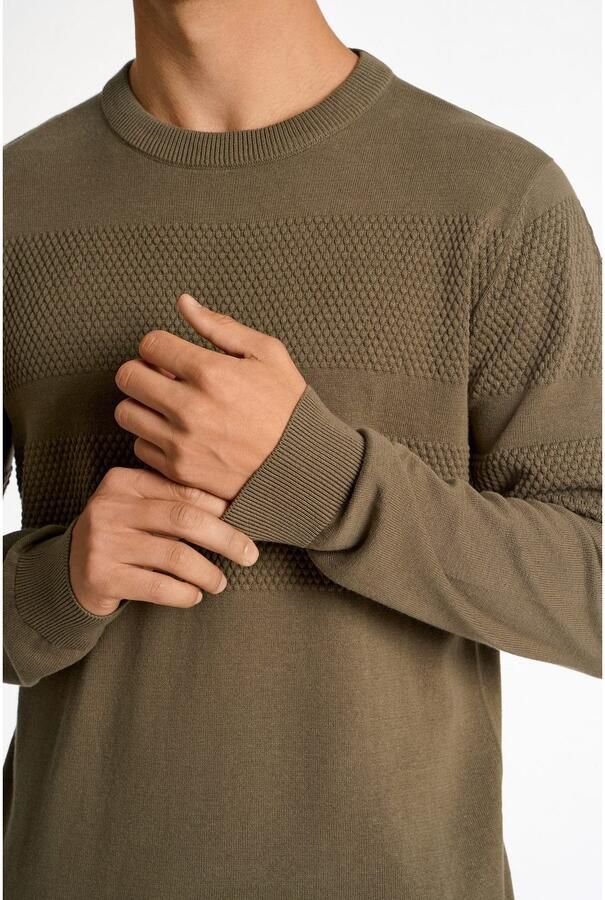 Lindbergh Gebreide pullover met ribboorden - Foto 3