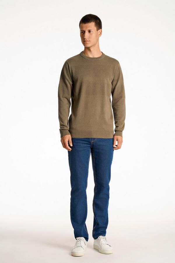 Lindbergh Gebreide pullover met ribboorden - Foto 5