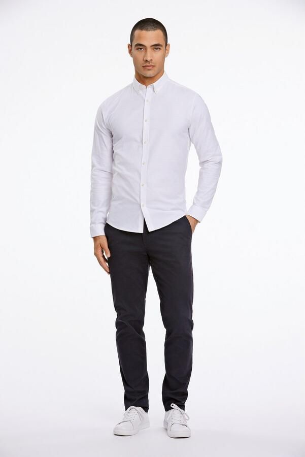 Lindbergh Regular fit vrijetijdsoverhemd van katoenmix model 'Oxford' - Foto 11