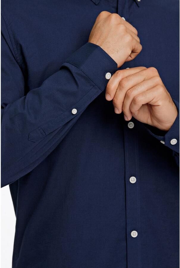 Lindbergh Regular fit vrijetijdsoverhemd van katoenmix model 'Oxford' - Foto 5