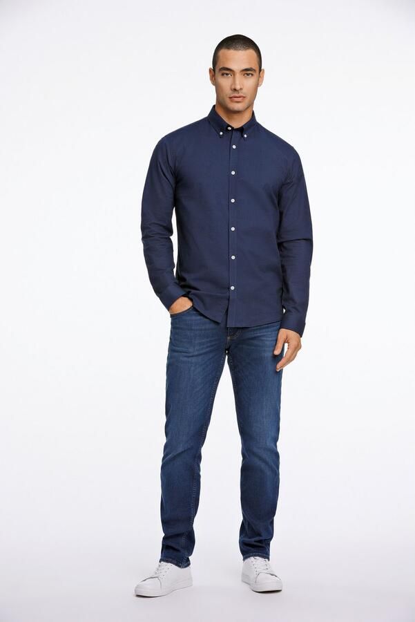 Lindbergh Regular fit vrijetijdsoverhemd van katoenmix model 'Oxford' - Foto 6