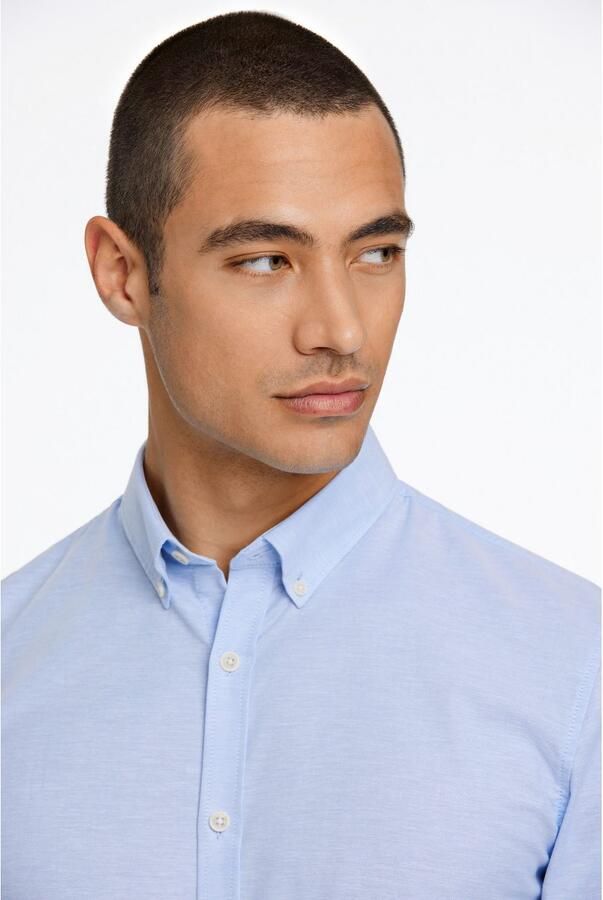 Lindbergh Regular fit vrijetijdsoverhemd van katoenmix model 'Oxford' - Foto 7