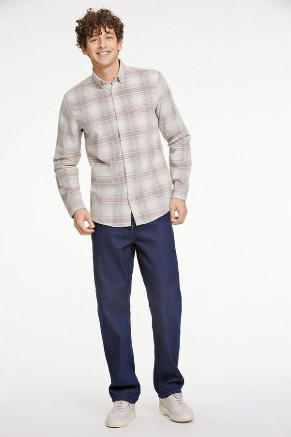 LINDBERGH Overhemd met lange mouwen met een modern ruitpatroon - Foto 3