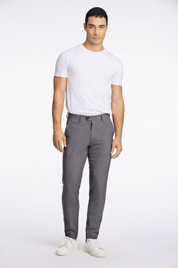 Lindbergh Regular fit broek met paspelzak - Foto 4