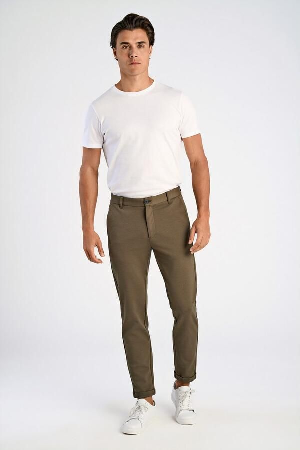 Lindbergh Slim fit broek met steek- en achterzakken - Foto 4