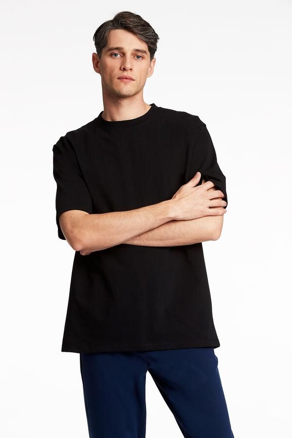 Lindbergh oversized t-shirt van puur katoen