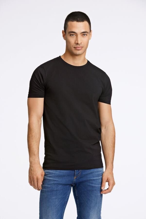 LINDBERGH T-shirt met stretch en ronde hals