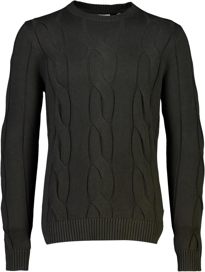LINDBERGH Trui met ronde hals met stijlvol kabelpatroon