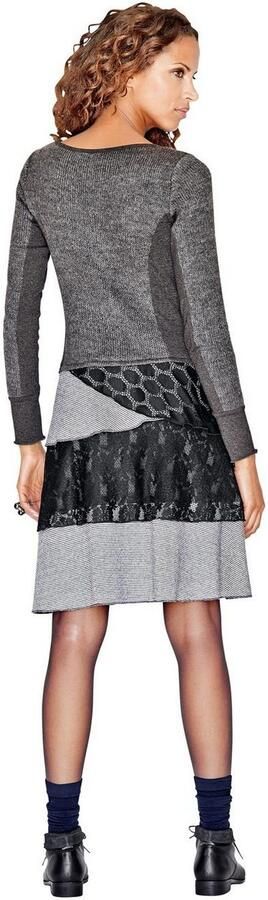 LINEA TESINI by Heine Gebreide jurk Jerseyjurk - Foto 2