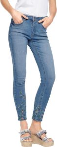 LINEA TESINI by Heine Skinny fit jeans met borduurwerk