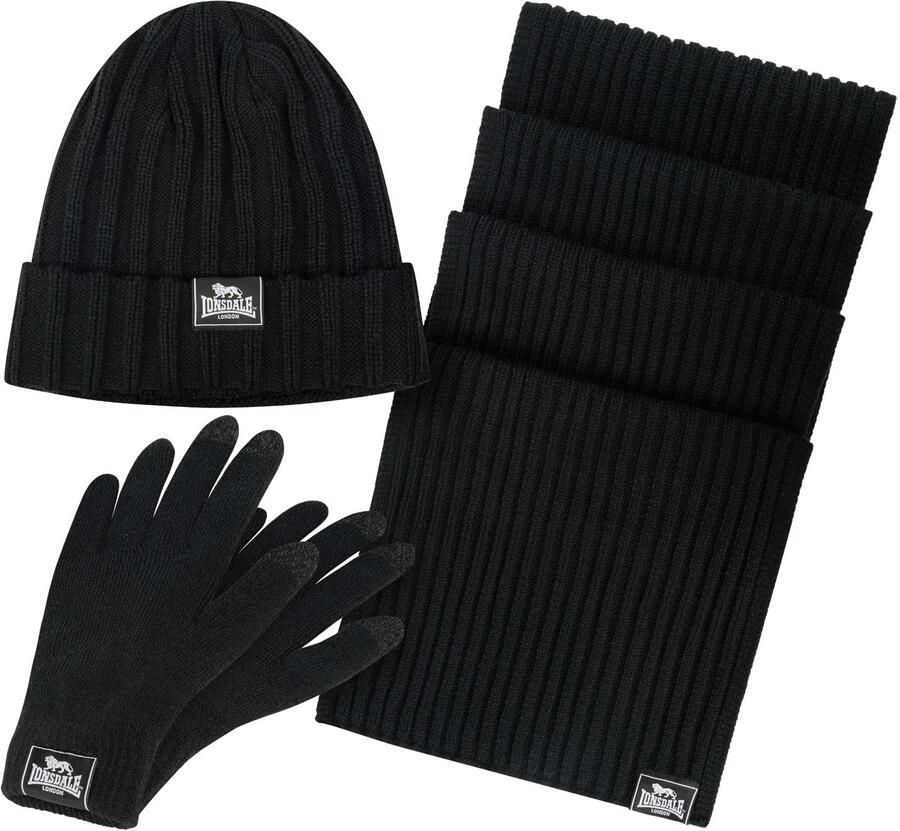 Lonsdale Beanie ACOMB (3 stuks)