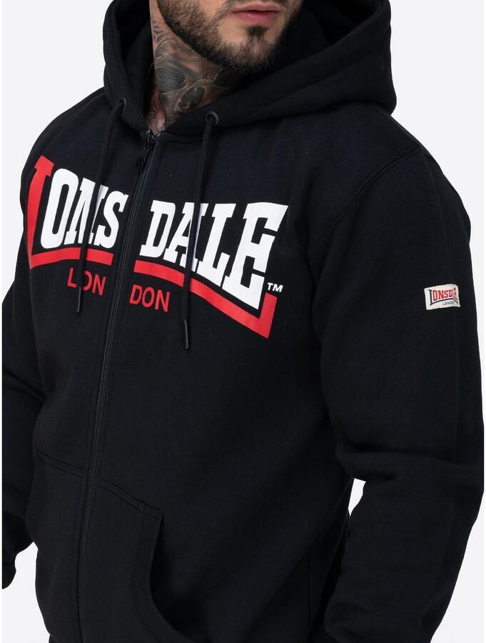 Lonsdale Capuchonsweatvest GARRIGILL (1-delig)