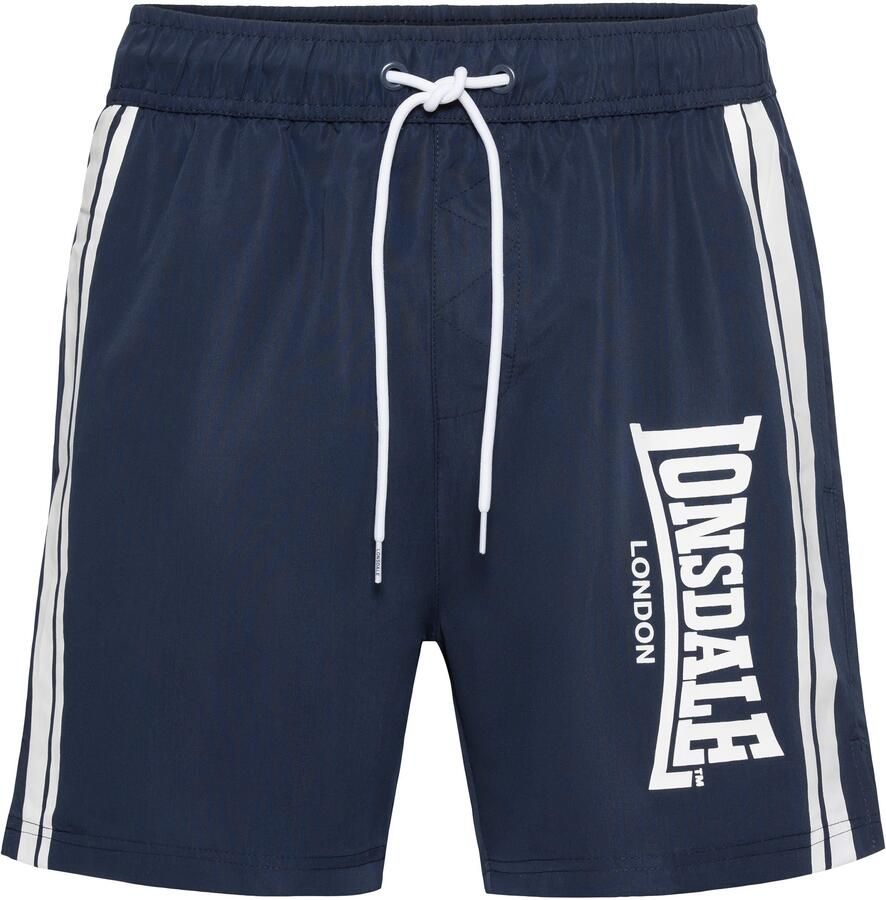 Lonsdale Short TAMESIDE zwembroek met elastische band en rijgkoord