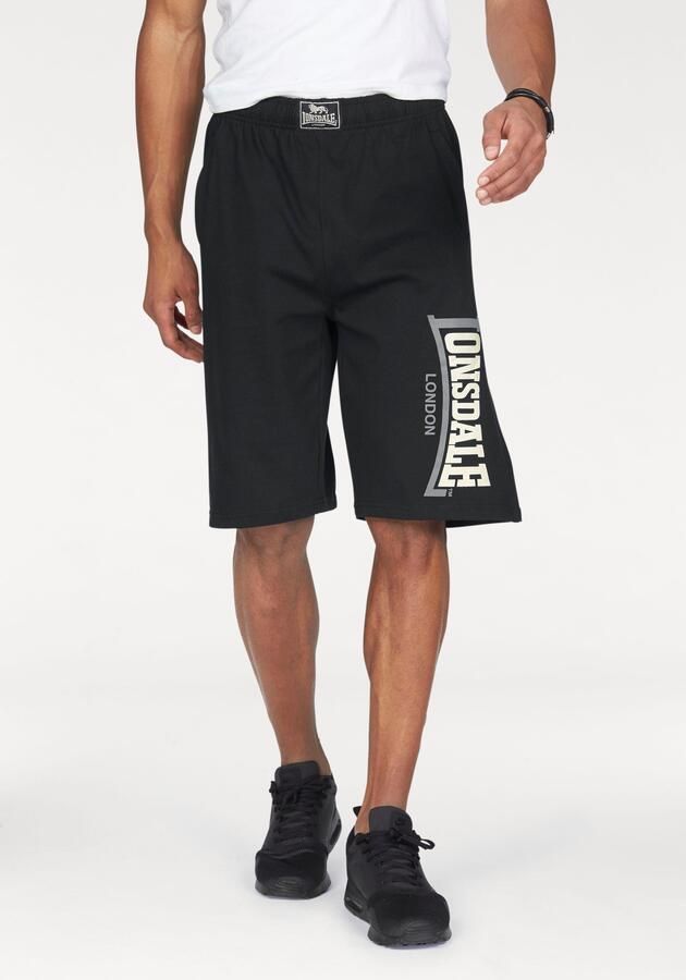Lonsdale Sweatshort LOGO JAM met elastische tailleband en zijzakken (1-delig) - Foto 7