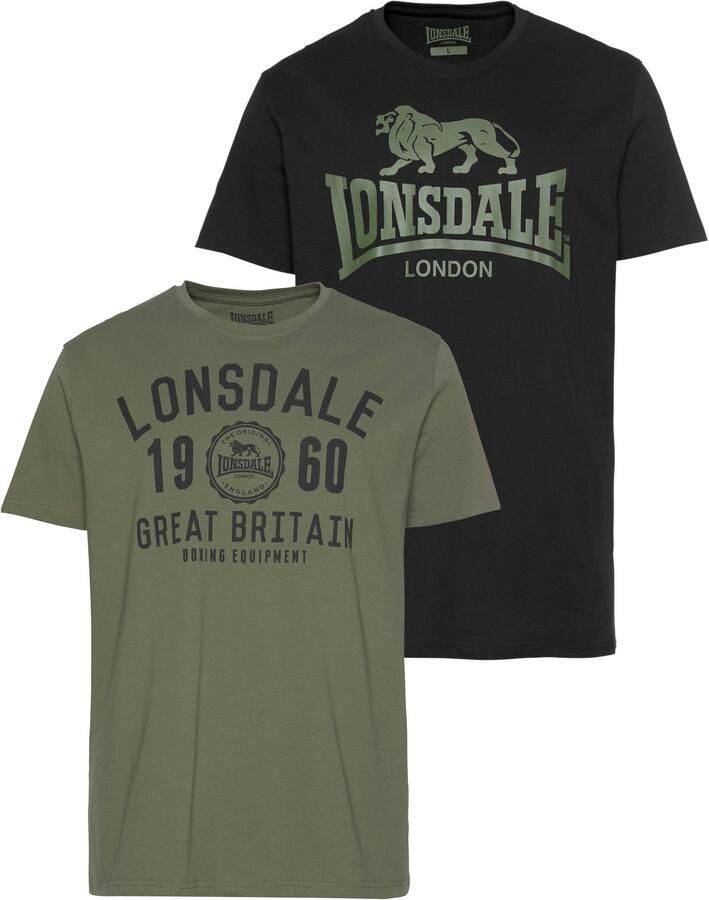 Lonsdale T-shirt BANGOR Set van 2 (2-delig Set van 2) - Foto 7