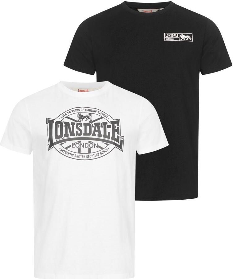 Lonsdale T-shirt Korte Mouw T-shirt Clonkeen (x2) - Foto 6