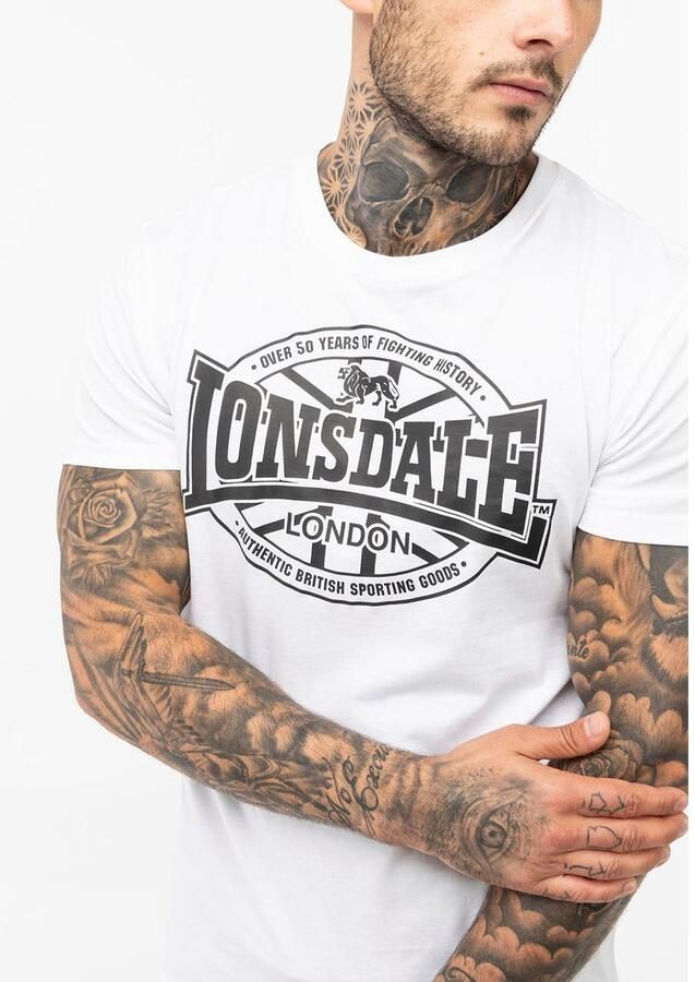 Lonsdale T-shirt Korte Mouw T-shirt Clonkeen (x2)