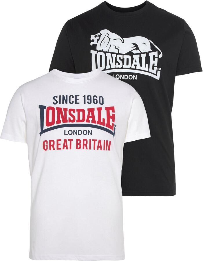 Lonsdale T-shirt COLLESSIE (set 2-delig) - Foto 10