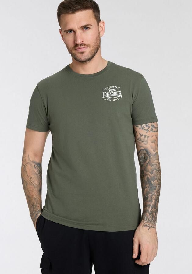 Lonsdale T-shirt HAWTON Set van 2 (set 2-delig) - Foto 3