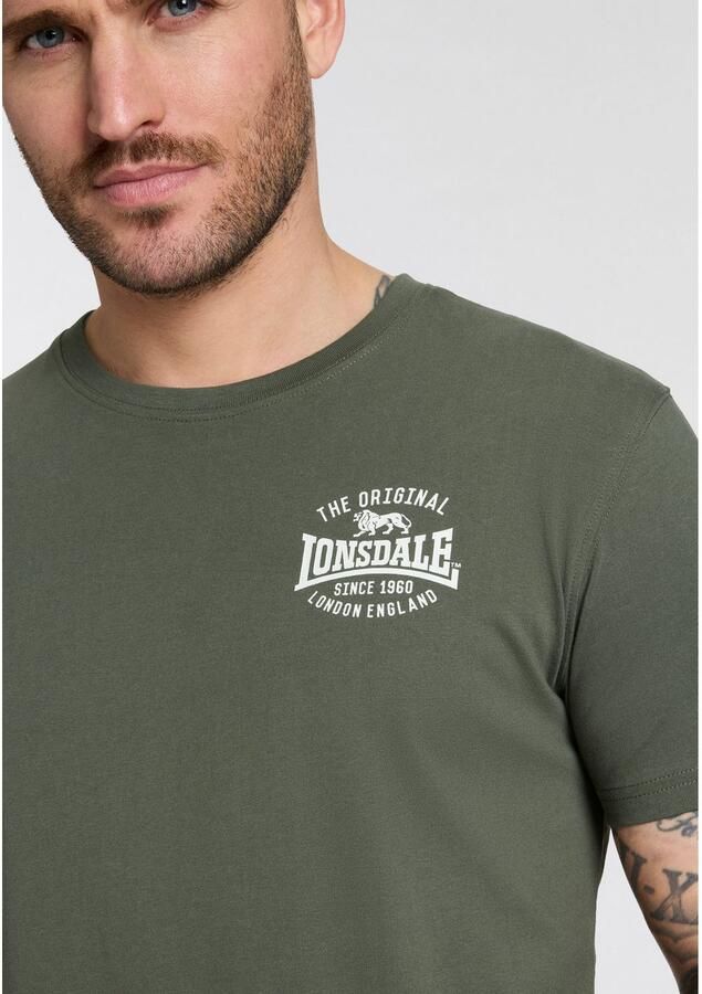 Lonsdale T-shirt HAWTON Set van 2 (set 2-delig) - Foto 2