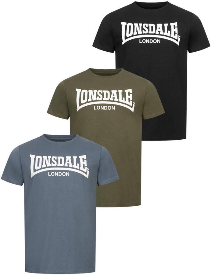 Lonsdale T-shirt HINSTOCK (set 3-delig) - Foto 5