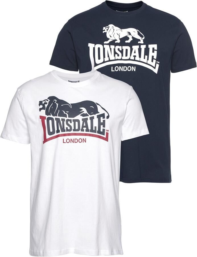 Lonsdale T-shirt LOSCOE Set van 2 (2-delig Set van 2) - Foto 8