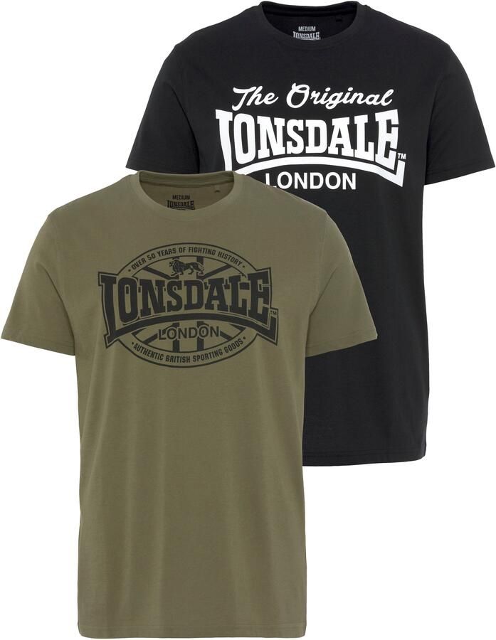 Lonsdale T-shirt MORHAM Set van 2 (2-delig Set van 2) - Foto 8