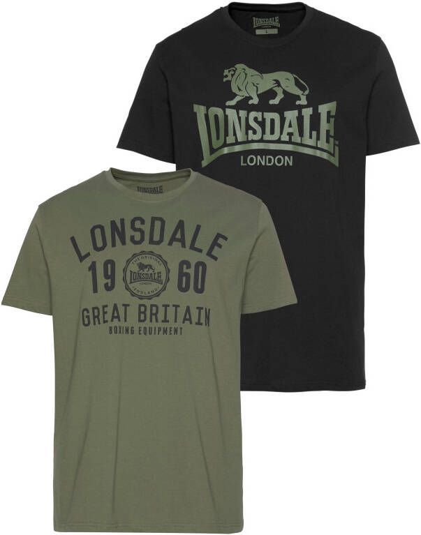 Lonsdale T-shirt BANGOR (2-delig Set van 2)