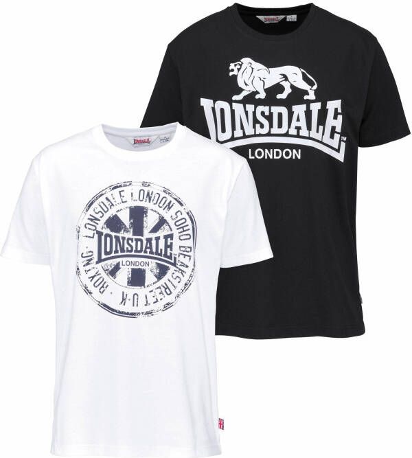 Lonsdale T-shirt DILDAWN (2-delig Set van 2)