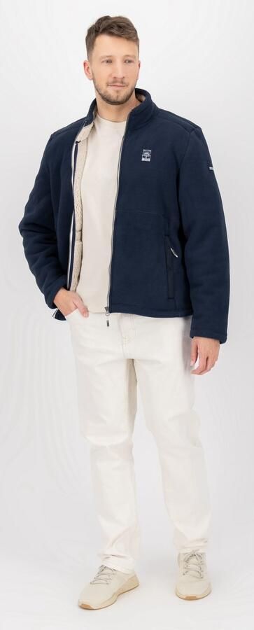 LPO Fleecejack REECE MN Staande kraag gevoerd met langharig fleece - Foto 3