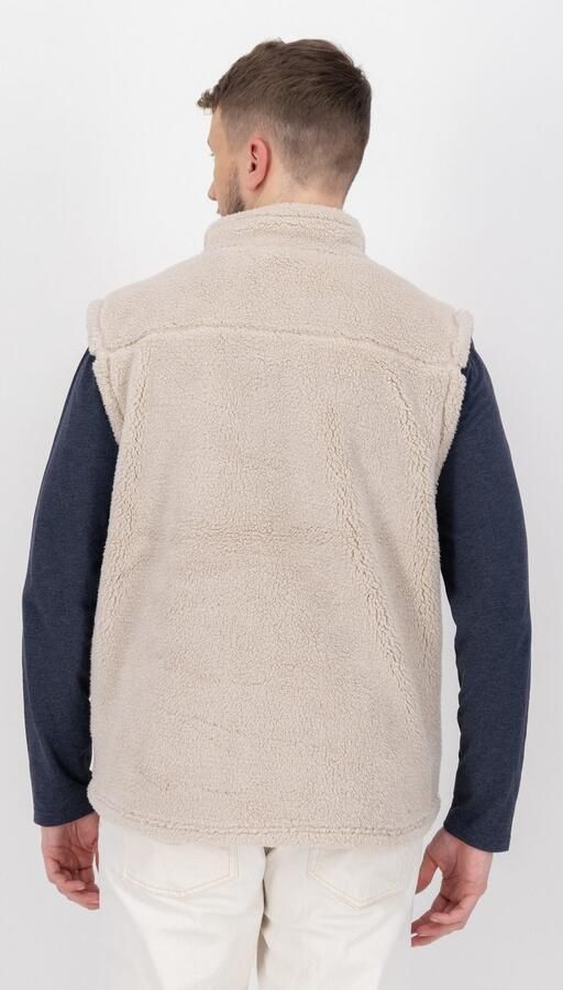 LPO Functionele bodywarmer RAVIN MN Staande kraag gevoerd met langharig fleece