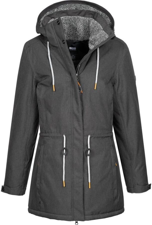 LPO Parka PAISLEY II NEW WOMEN licht gewatteerde parka met een afneembare capuchon