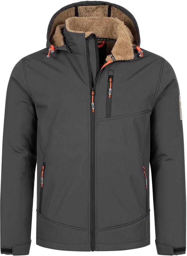 LPO Softshell-jack DEXTER PEAK III MEN met afneembare capuchon