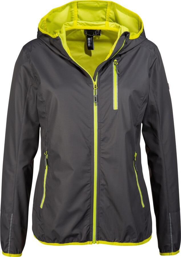 LPO Softshell-jack MECATINA PEAK II WOMEN met afneembare capuchon