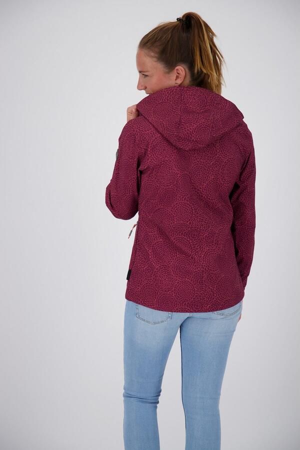 LPO Softshell-jack SHELBY PEAK II licht softshell-jack met all-over-print en afneembare capuchon - Foto 3