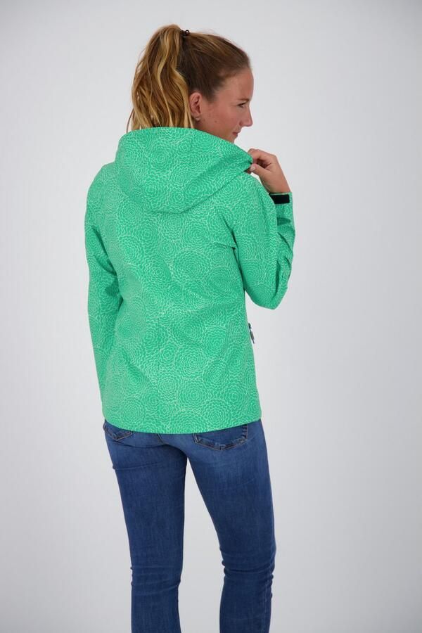 LPO Softshell-jack SHELBY PEAK II licht softshell-jack met all-over-print en afneembare capuchon - Foto 2