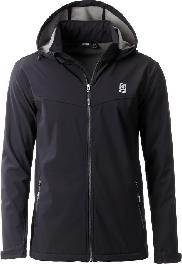 LPO Softshell-jack Softshelljack Melvin afneembare verstelbare capuchon