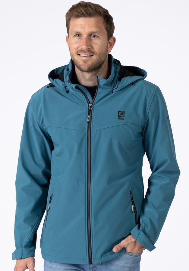 LPO Softshell-jack Softshelljack Melvin afneembare verstelbare capuchon - Foto 6