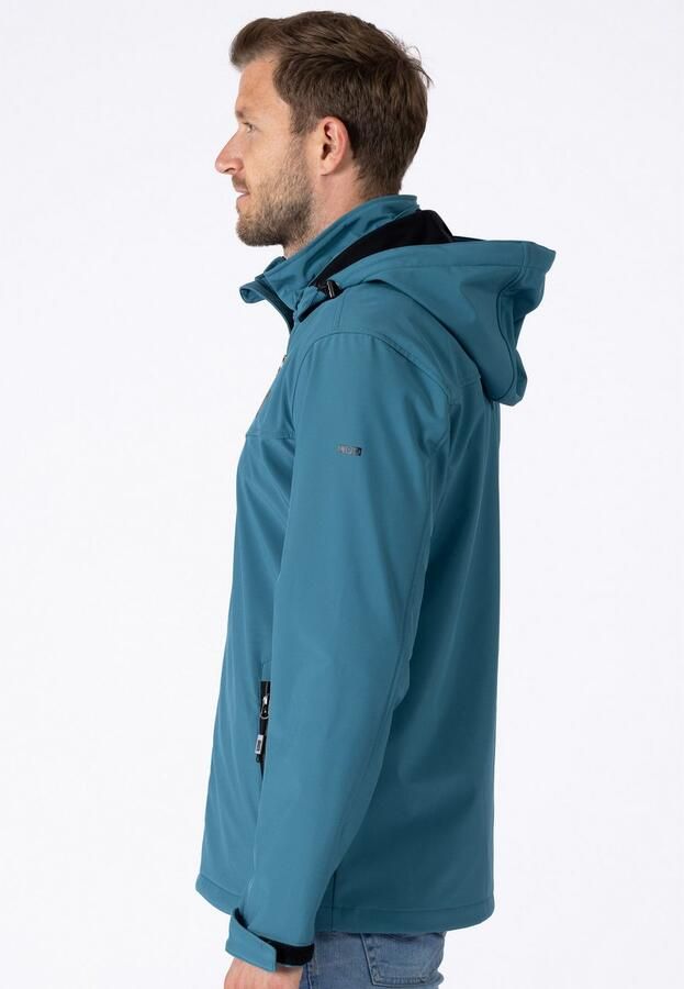 LPO Softshell-jack Softshelljack Melvin afneembare verstelbare capuchon - Foto 4