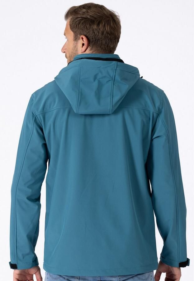 LPO Softshell-jack Softshelljack Melvin afneembare verstelbare capuchon - Foto 5