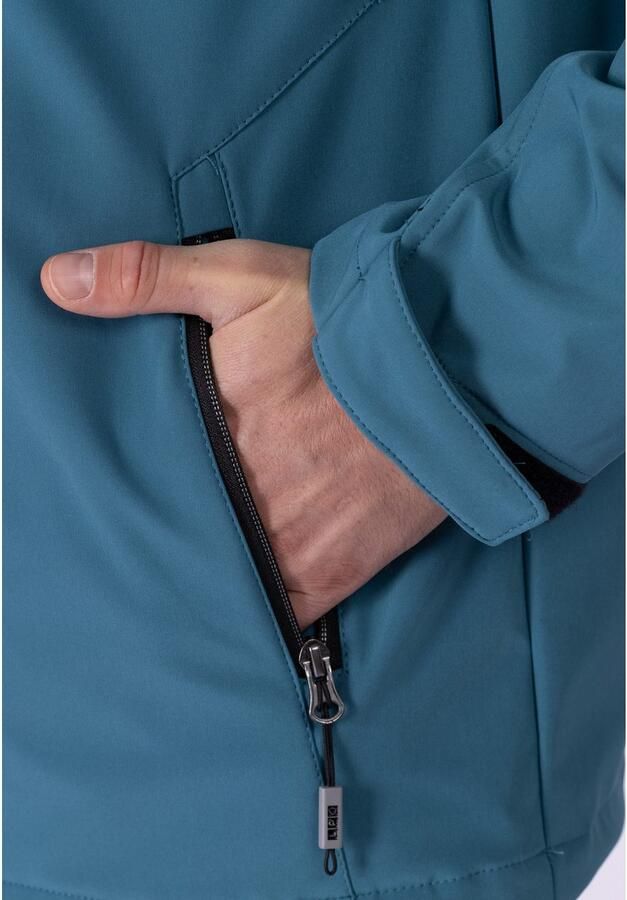 LPO Softshell-jack Softshelljack Melvin afneembare verstelbare capuchon - Foto 3