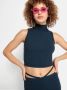 LSCN by LASCANA Crop-top met opstaande kraag - Thumbnail 1