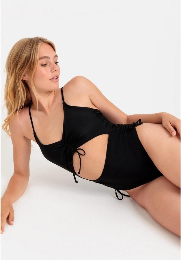 LSCN by LASCANA Badpak GINA met modieuze aanrimpelingen - Foto 2