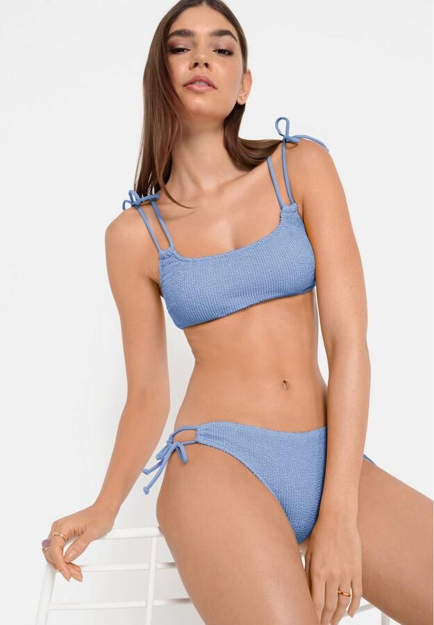 LSCN by LASCANA Bikinibroekje Lou trendy structuurstof - Foto 3
