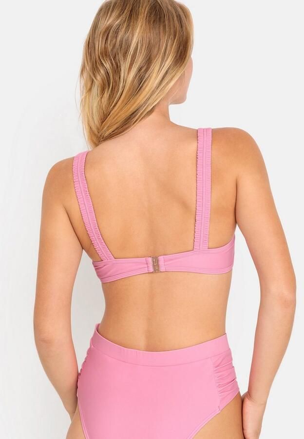 LSCN by LASCANA Bikinitop met beugels GINA met gerimpelde bandjes